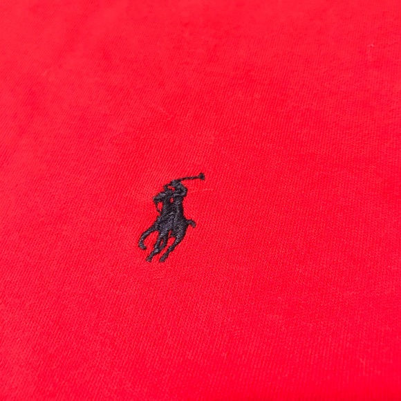Polo by Ralph Lauren Red Polo Men's Medium - Picture 3 of 4